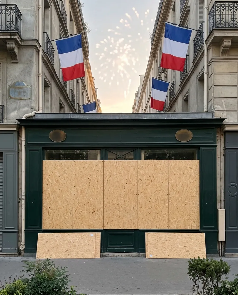 Film de sécurité et vitrage feuilleté pour une vitrine visible Montreuil